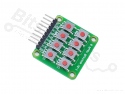 Microswitch keypad matrix 4x2